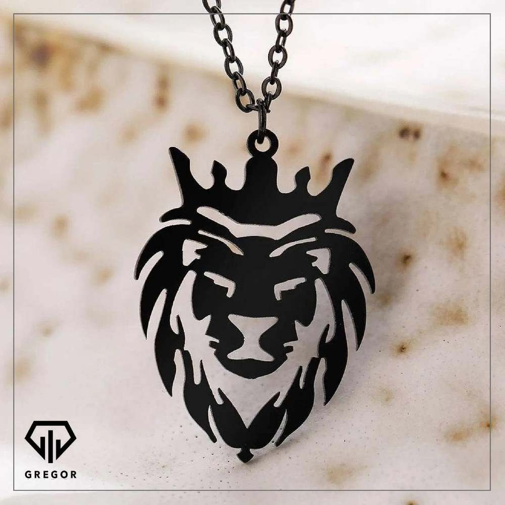Cadena León Negra184 - Gregor Relojes y Accesorio Ecuador