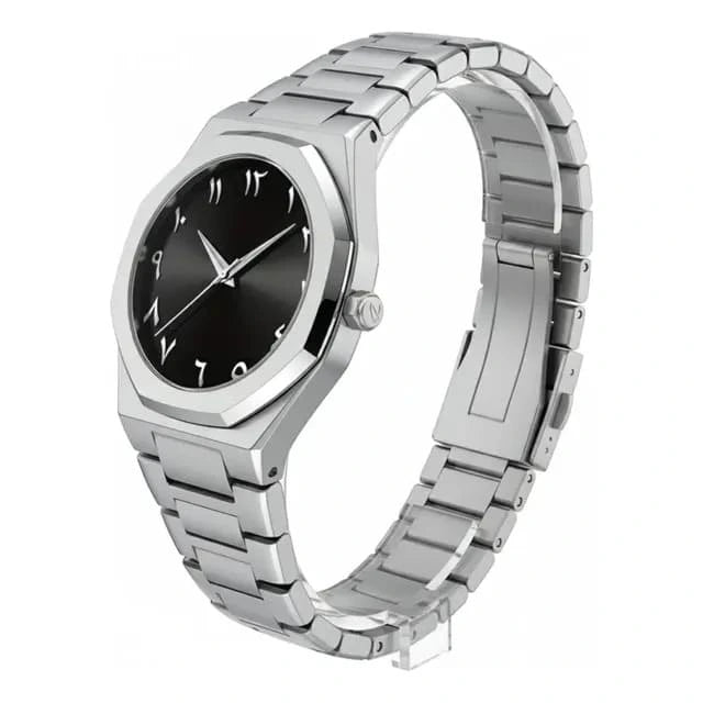 Reloj Metal Arabe Silver
