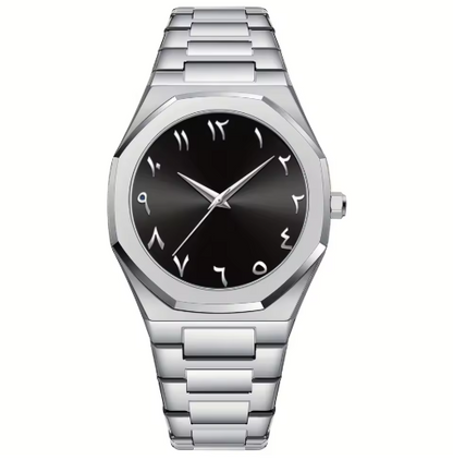 Reloj Metal Arabe Silver