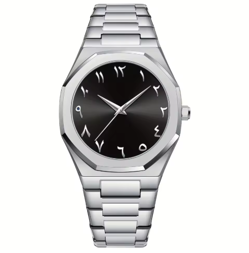 Reloj Metal Arabe Silver