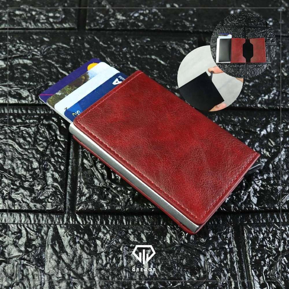 Billetera Tarjetero Vino 404 - Gregor Relojes y Accesorio Ecuador