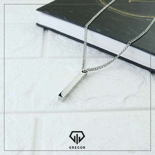 Cadena Barra Plateada 150 - Gregor Relojes y Accesorio Ecuador