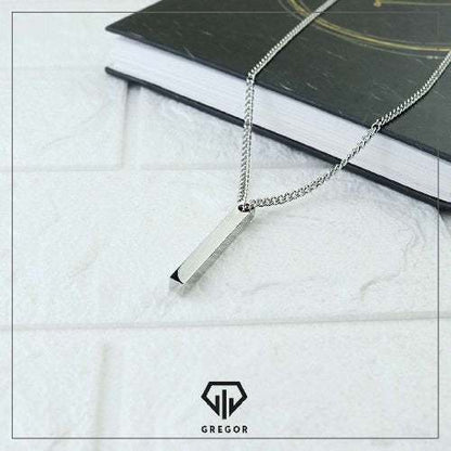 Cadena Barra Plateada 150 - Gregor Relojes y Accesorio Ecuador
