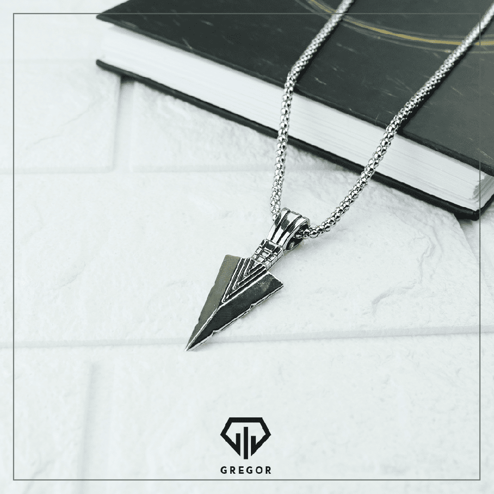 Cadena Lanza Plateada 153 - Gregor Relojes y Accesorio Ecuador