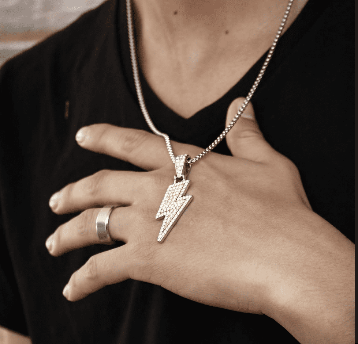 Cadena Rayo Brillante 1209 - Gregor Relojes y Accesorio Ecuador