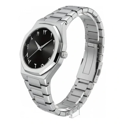 Reloj Metal Arabe Silver