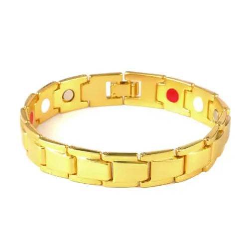 Pulsera metálica dorada 1230 - Gregor Relojes y Accesorio Ecuador