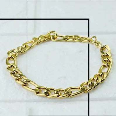 Pulsera simple Dorada 228 - Gregor Relojes y Accesorio Ecuador