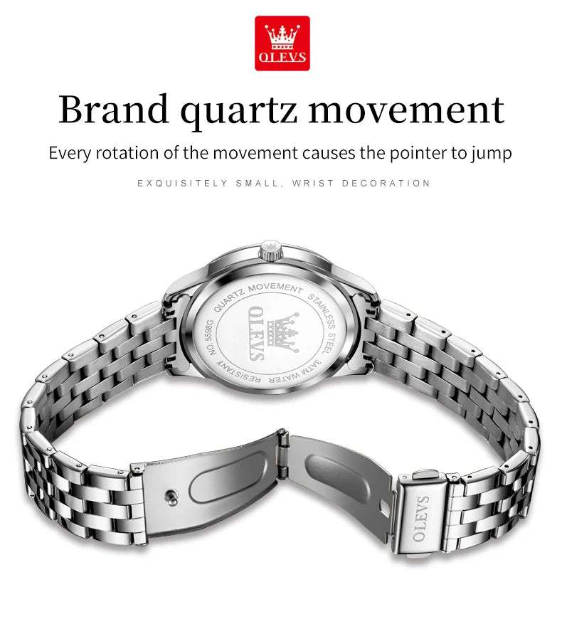 Reloj Mujer Olevs Plata - Gregor Relojes y Accesorio Ecuador
