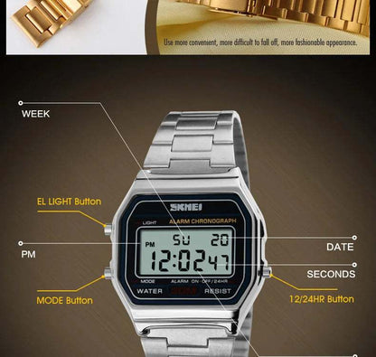 Reloj Skmei Old plata - Gregor Relojes y Accesorio Ecuador