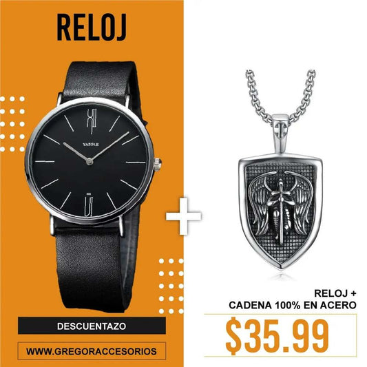 Reloj Yazole+ Cadena Angel 953 - Gregor Relojes y Accesorio Ecuador